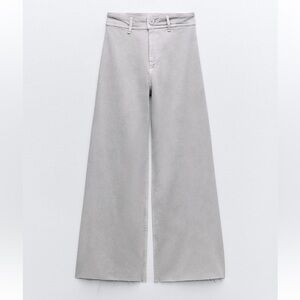 Zara high waisted marine straight jeans